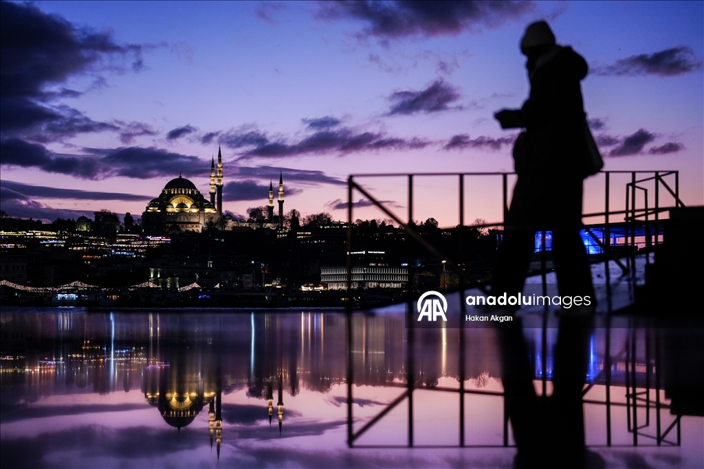 İstanbul'da gün batımı