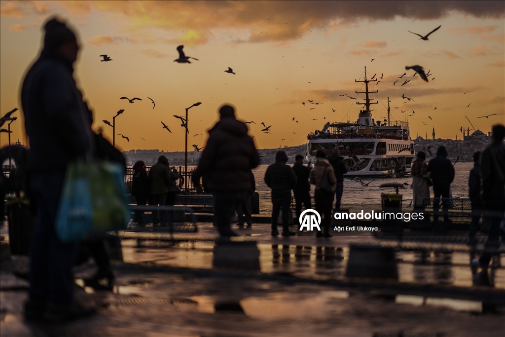 İstanbul’da gün batımı