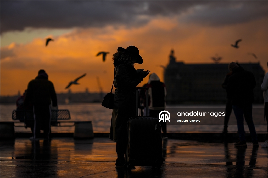 İstanbul’da gün batımı