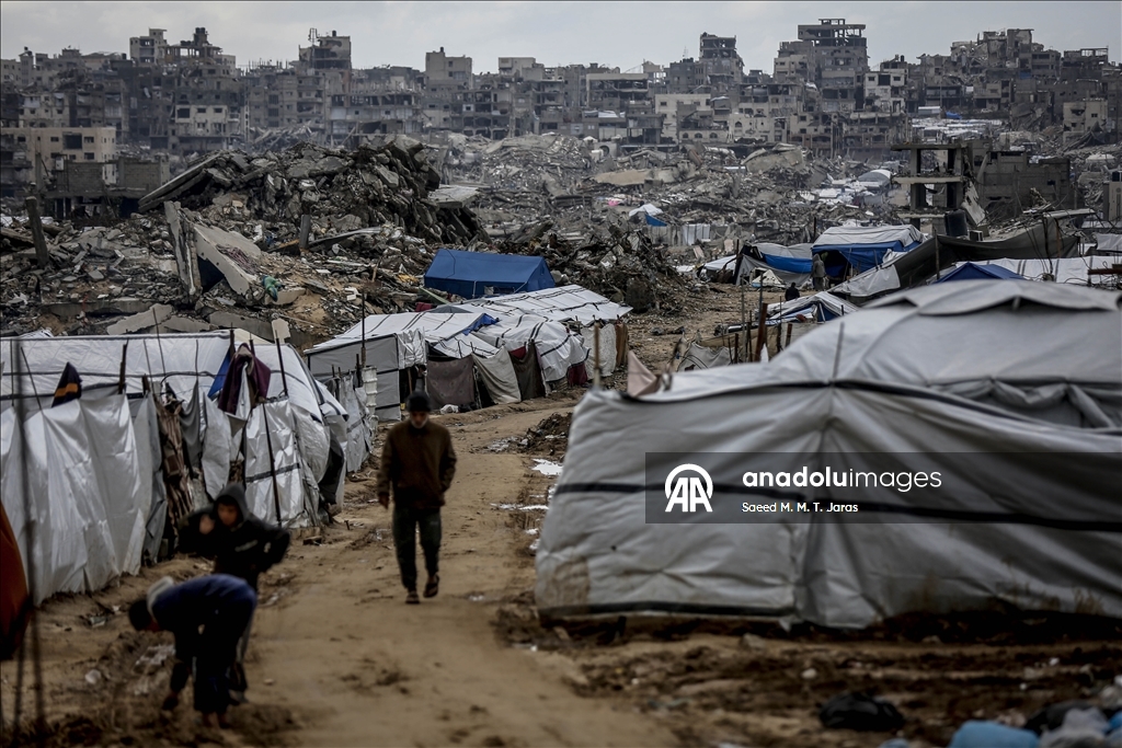 Gazze’de kış şartları Filistinlilerin yaşamını zorlaştırıyor