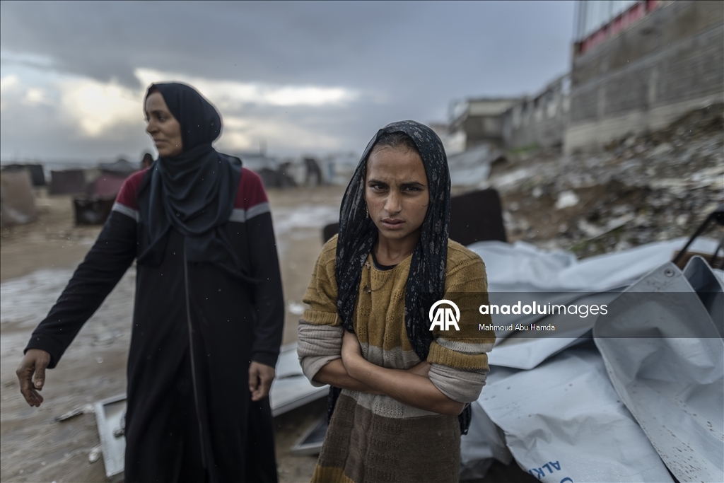 Неблагоприятные погодные условия усугубляют жизнь в Газе