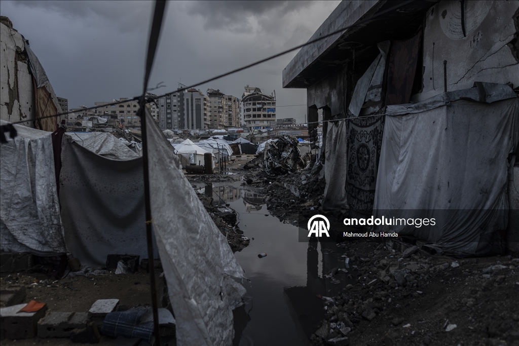 Неблагоприятные погодные условия усугубляют жизнь в Газе