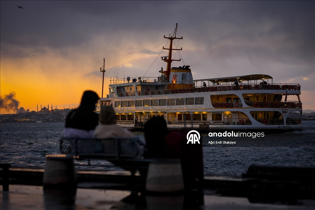 İstanbul’da gün batımı