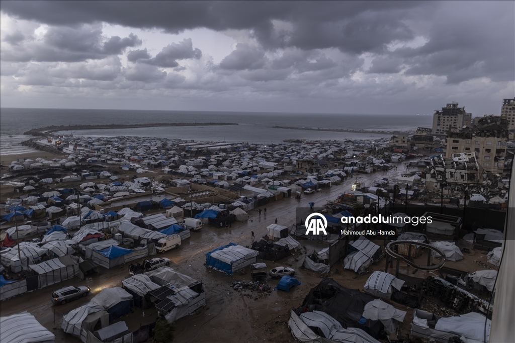 Неблагоприятные погодные условия усугубляют жизнь в Газе