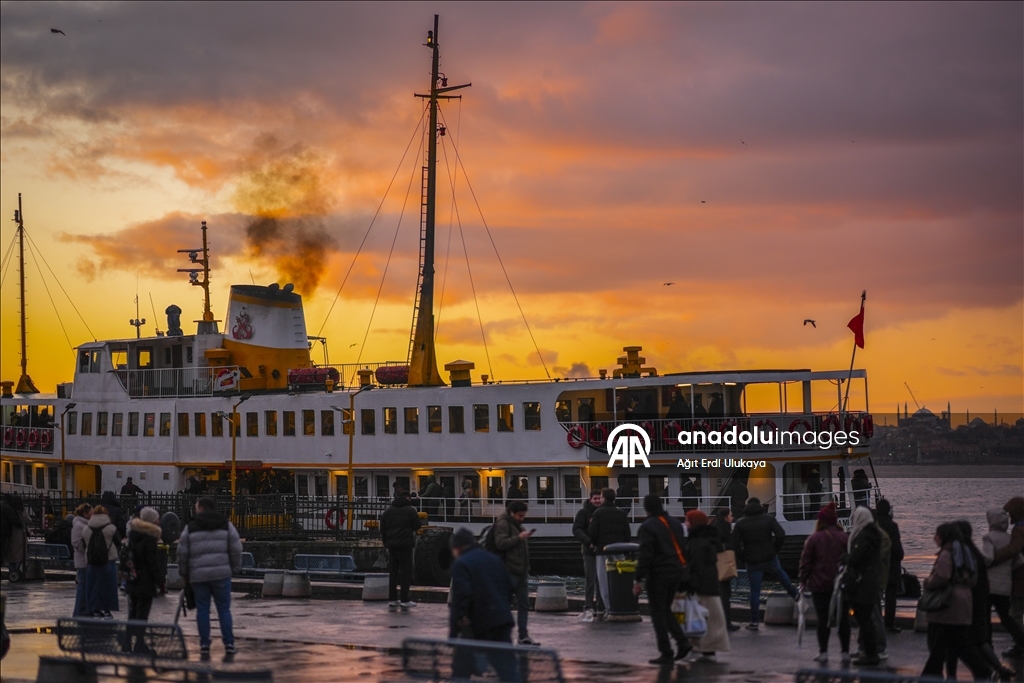 İstanbul’da gün batımı