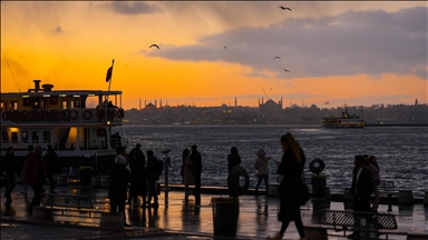 İstanbul'da gün batımı