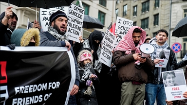 Filistin Davaları İnisiyatifinden 'Palestine Action' grubu aktivistlerine destek