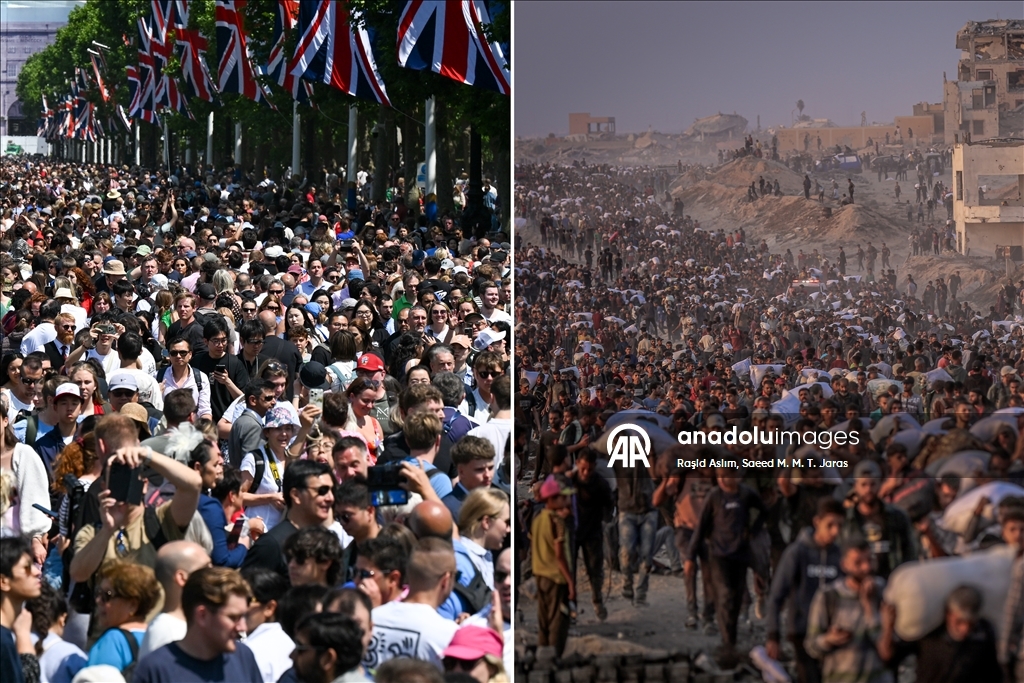 AA'nın 2025 kareleri, Batı'nın gündemi ile Gazze'nin acılarını gözler önüne seriyor