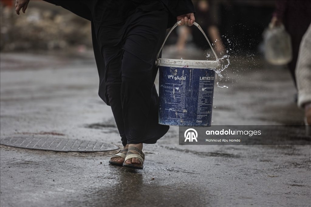 Gazze'de temiz su krizi devam ediyor