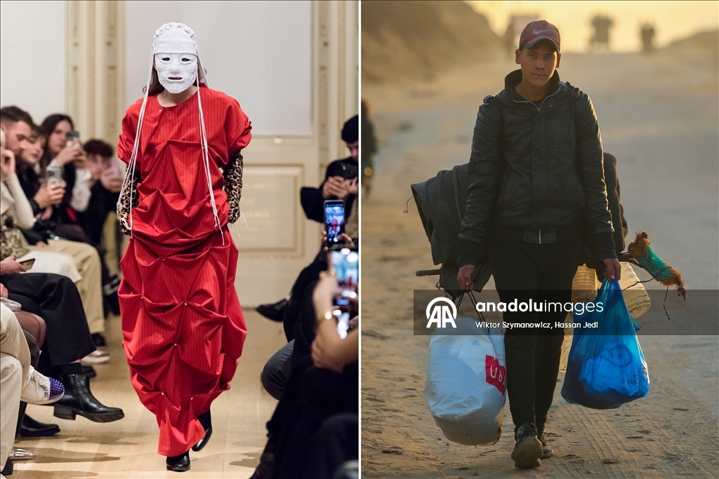 AA'nın 2025 kareleri, Batı'nın gündemi ile Gazze'nin acılarını gözler önüne seriyor