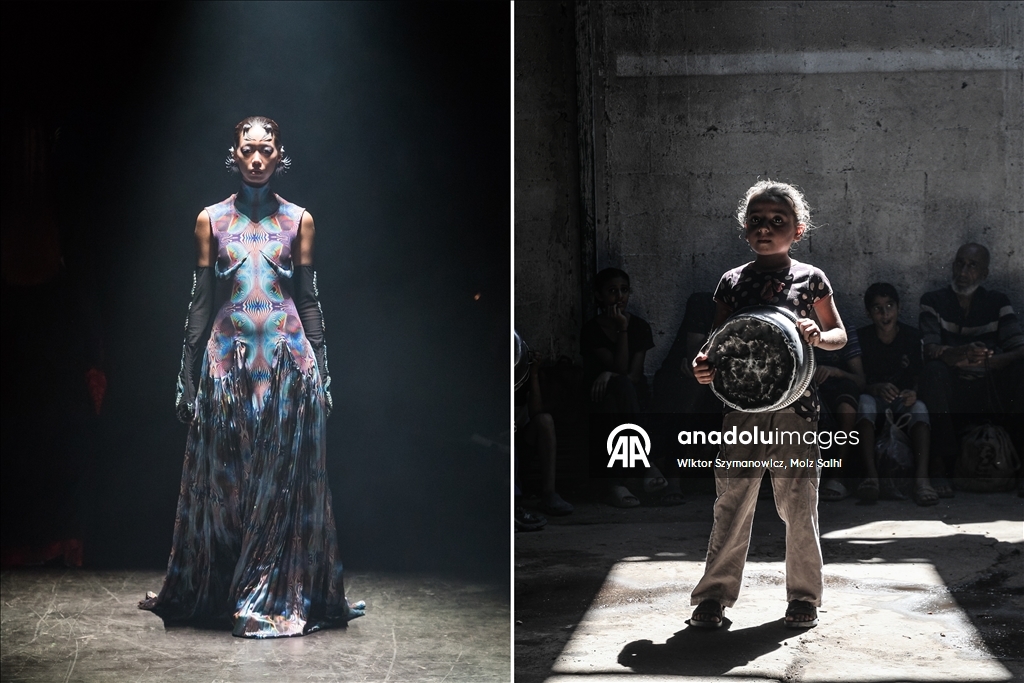 AA'nın 2025 kareleri, Batı'nın gündemi ile Gazze'nin acılarını gözler önüne seriyor