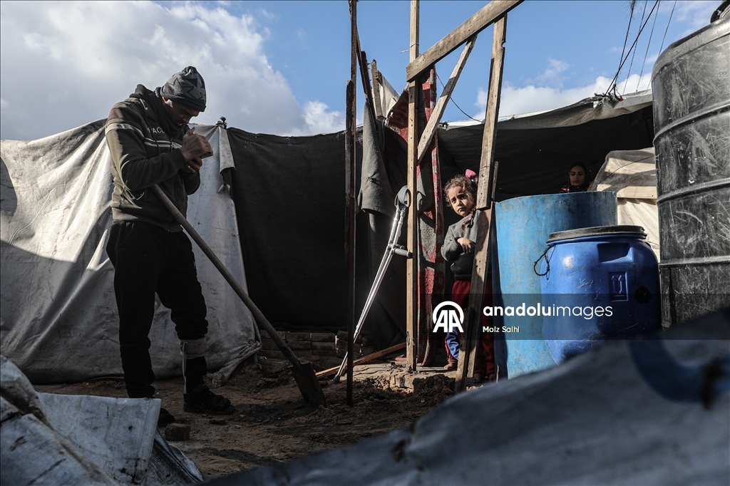 Непогода усугубляет страдания жителей Газы