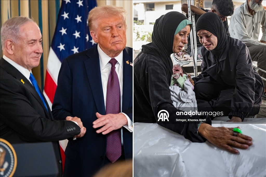 AA'nın 2025 kareleri, Batı'nın gündemi ile Gazze'nin acılarını gözler önüne seriyor