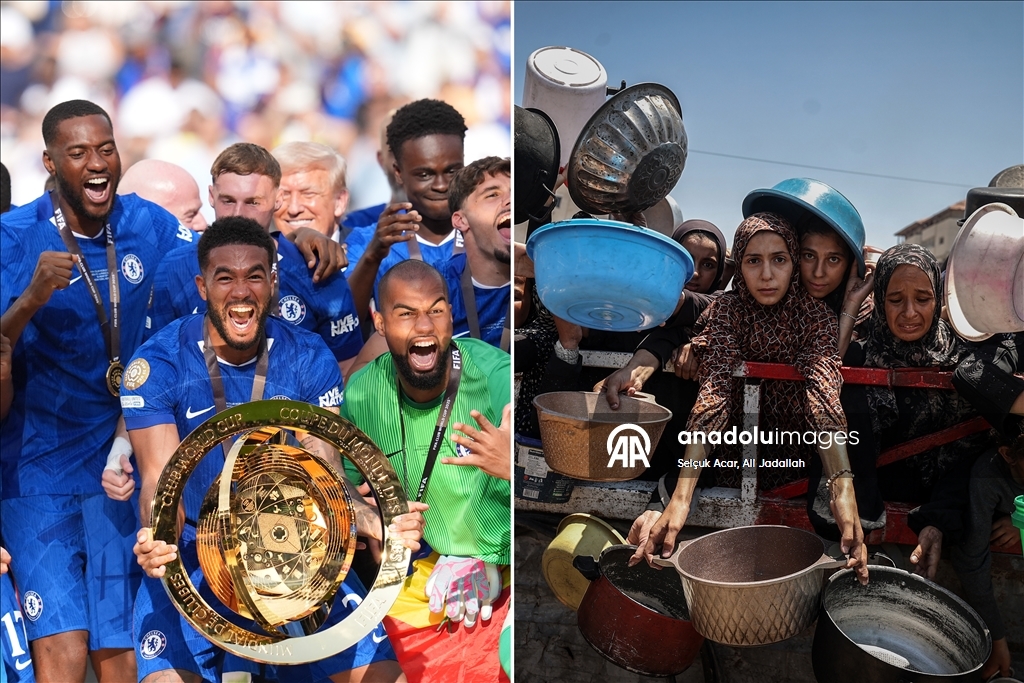 AA'nın 2025 kareleri, Batı'nın gündemi ile Gazze'nin acılarını gözler önüne seriyor