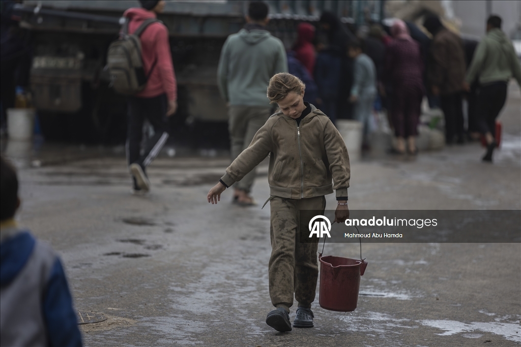 Gazze'de temiz su krizi devam ediyor