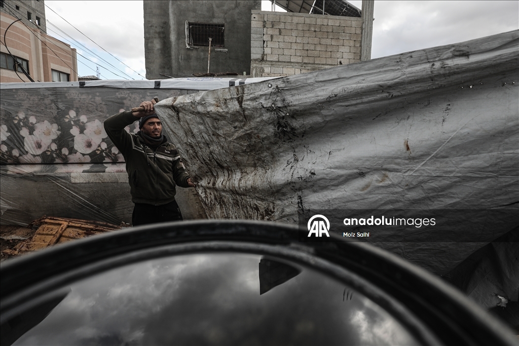 Непогода усугубляет страдания жителей Газы