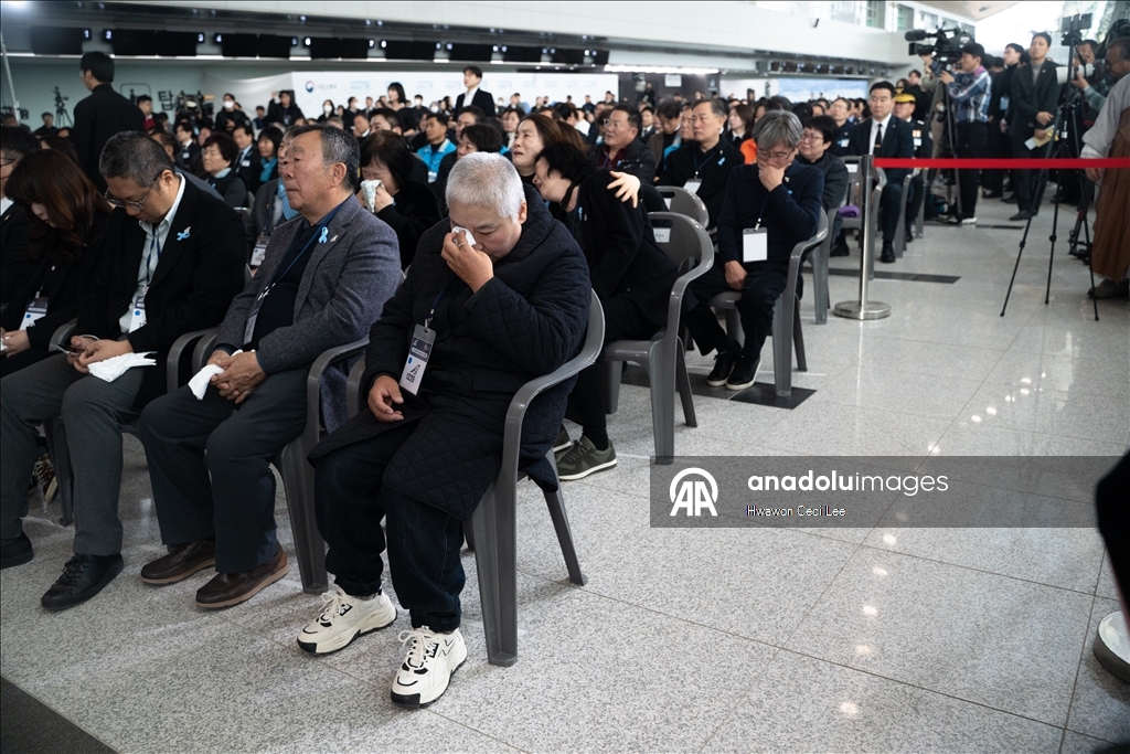 В Южной Корее почтили память авиакатастрофы рейса Jeju Air