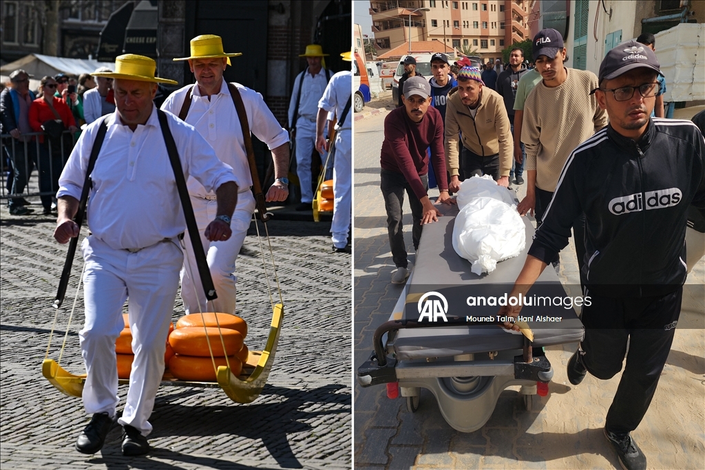 AA'nın 2025 kareleri, Batı'nın gündemi ile Gazze'nin acılarını gözler önüne seriyor