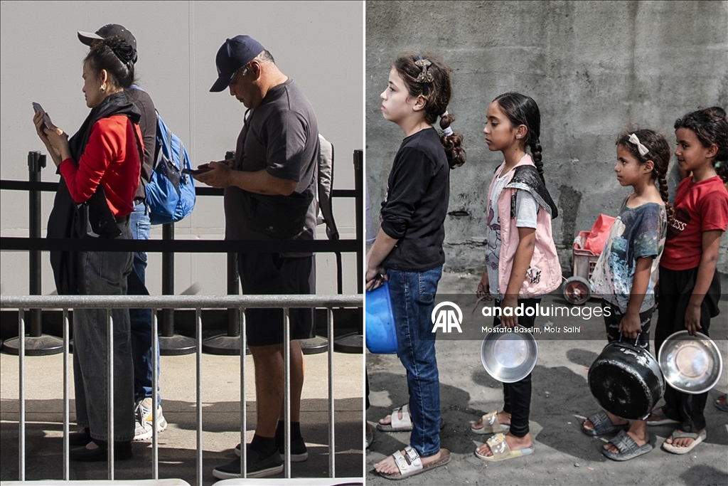 AA'nın 2025 kareleri, Batı'nın gündemi ile Gazze'nin acılarını gözler önüne seriyor