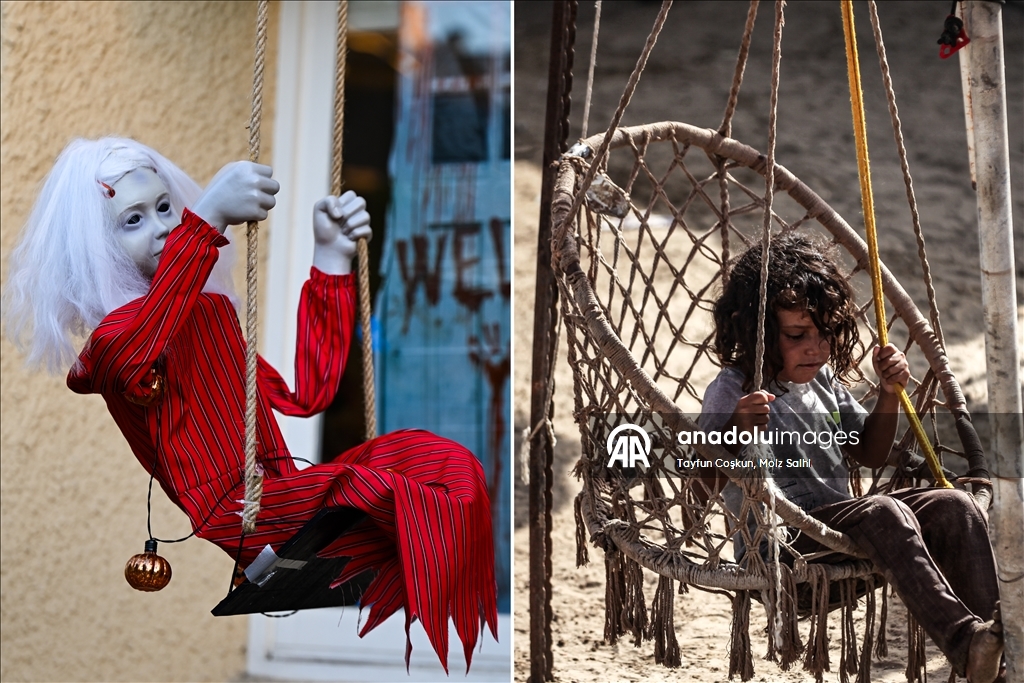 AA'nın 2025 kareleri, Batı'nın gündemi ile Gazze'nin acılarını gözler önüne seriyor