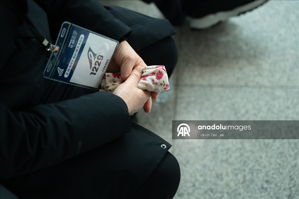 В Южной Корее почтили память авиакатастрофы рейса Jeju Air