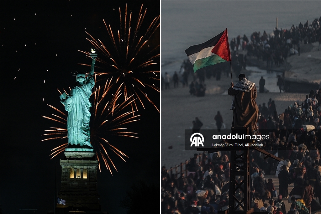 مفارقات 2025 بعدسة الأناضول.. غرب يحتفل وغزة تبكي دما ودموعا