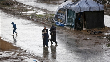 Gazze’de kış şartları Filistinlilerin yaşamını zorlaştırıyor