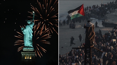 AA'nın 2025 kareleri, Batı'nın gündemi ile Gazze'nin acılarını gözler önüne seriyor