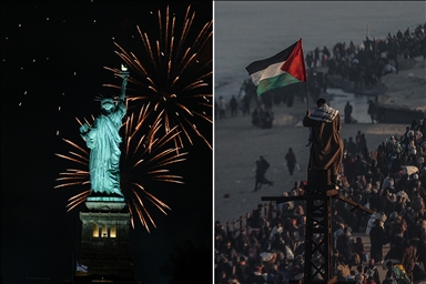 مفارقات 2025 بعدسة الأناضول.. غرب يحتفل وغزة تبكي دما ودموعا