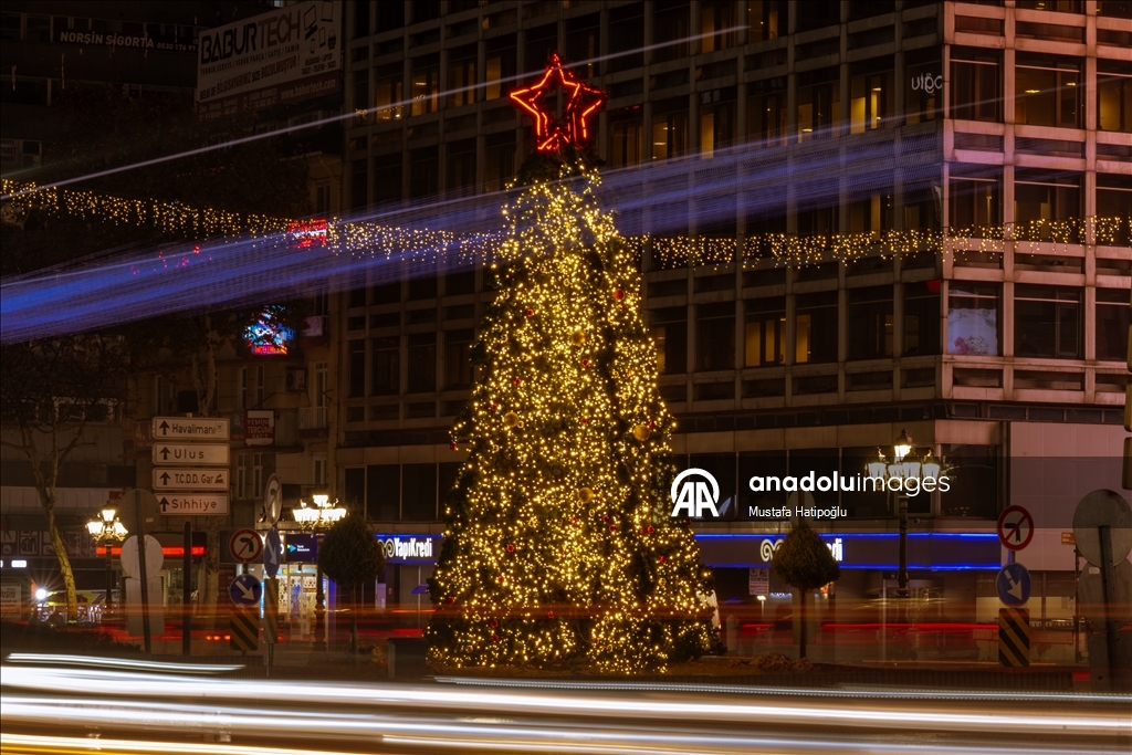 Başkentte yılbaşı hazırlıkları
