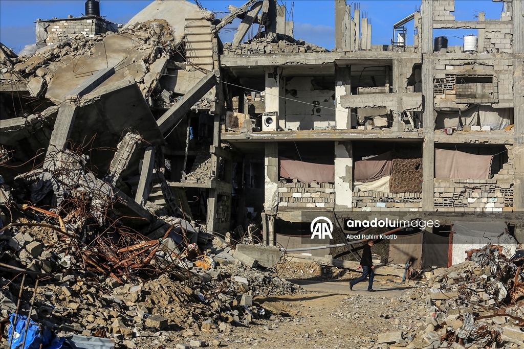 Han Yunus'ta yıkımın gölgesinde günlük yaşam