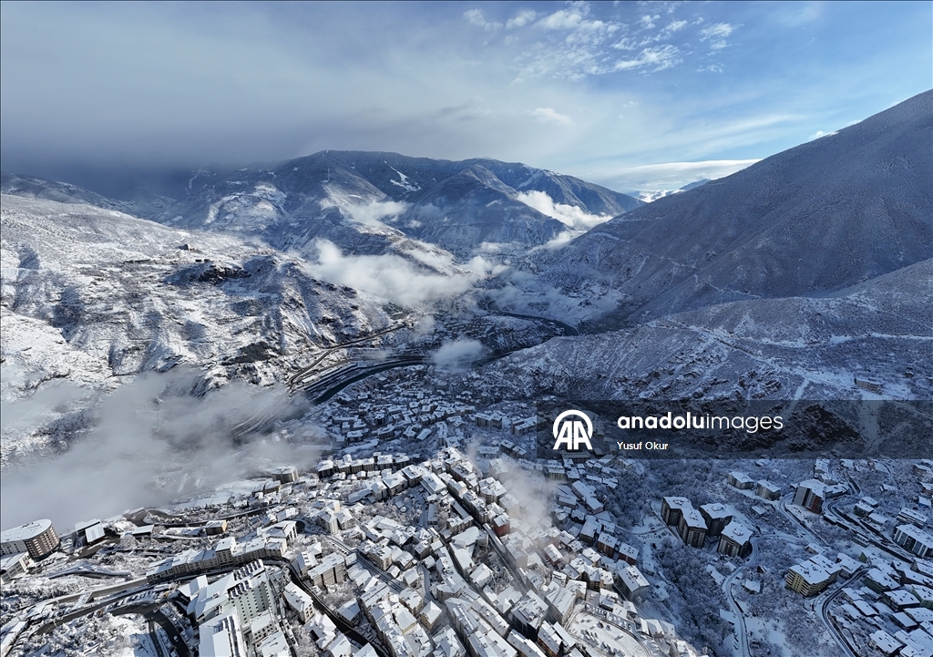 Artvin'de kar ve soğuk hava 