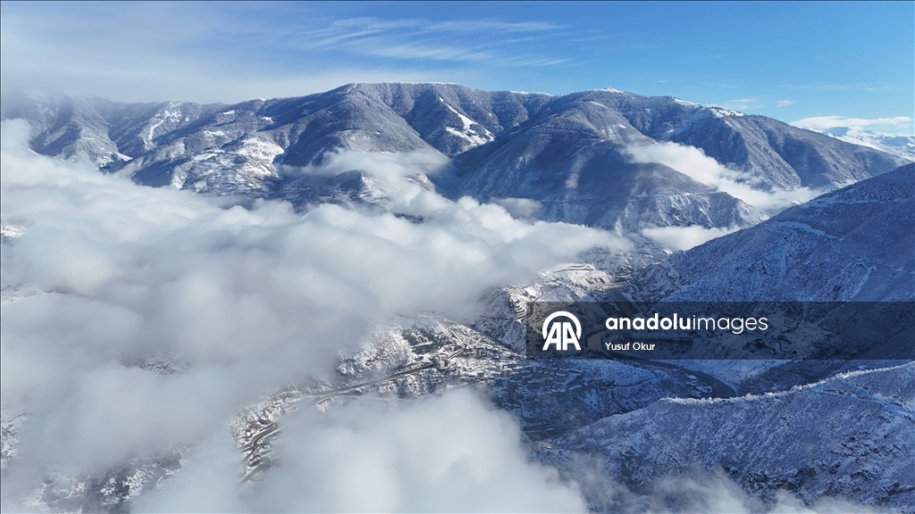 Artvin'de kar ve soğuk hava 