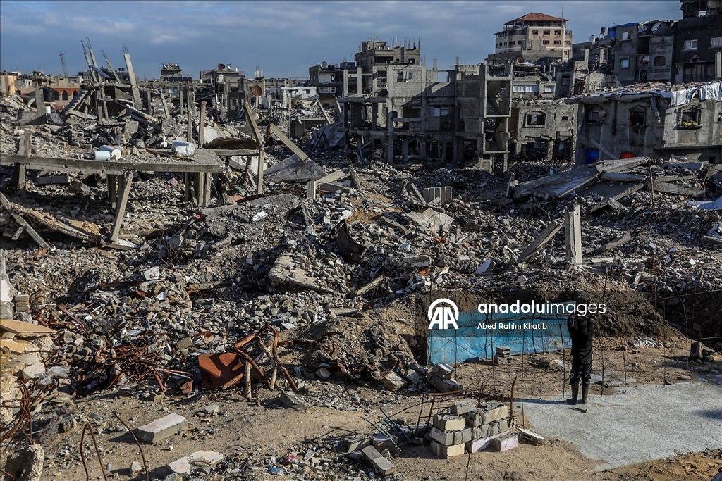 Повседневная жизнь в Хан-Юнусе на фоне разрушений