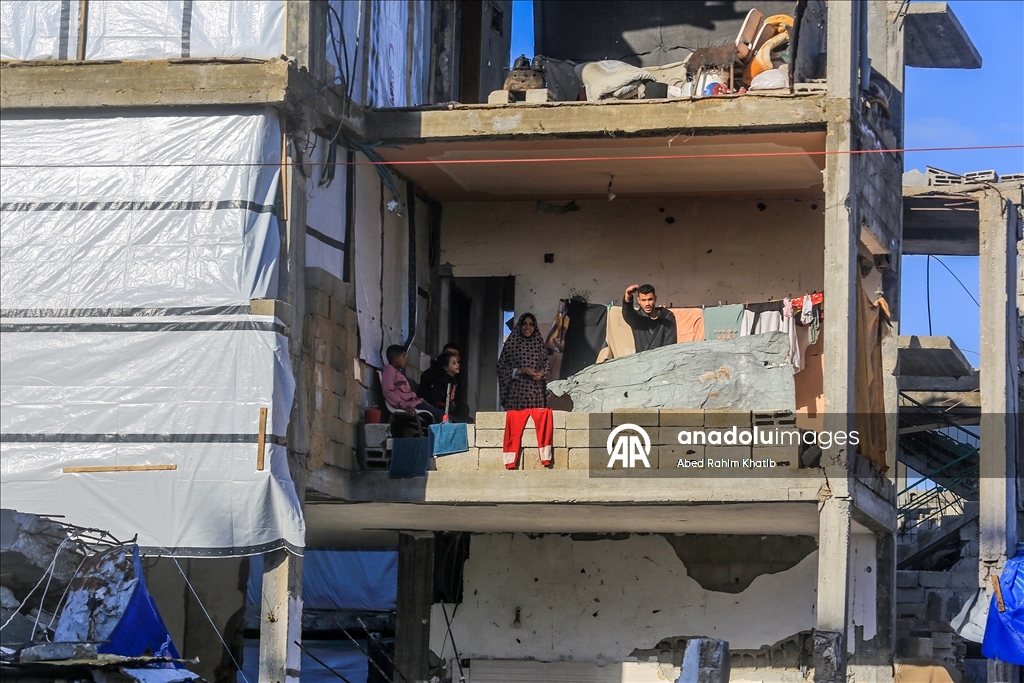 Han Yunus'ta yıkımın gölgesinde günlük yaşam