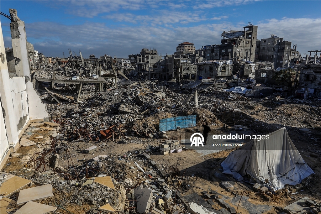 Повседневная жизнь в Хан-Юнусе на фоне разрушений