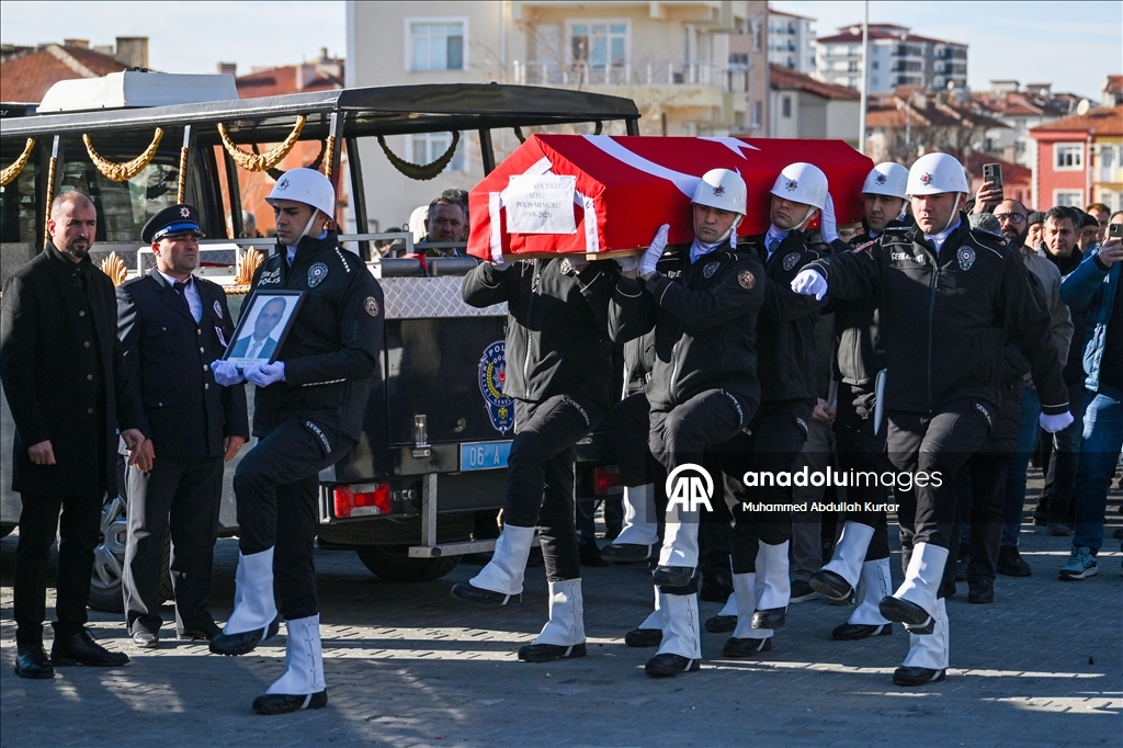 Şehit Polis Memuru Yasin Koçyiğit, Ankara'da son yolculuğuna uğurlandı