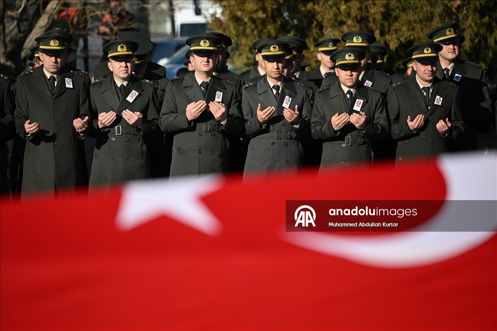 Şehit Polis Memuru Yasin Koçyiğit, Ankara'da son yolculuğuna uğurlandı