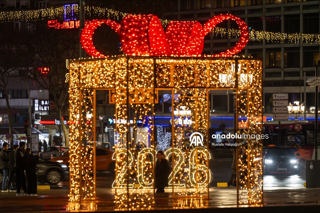 Başkentte yılbaşı hazırlıkları