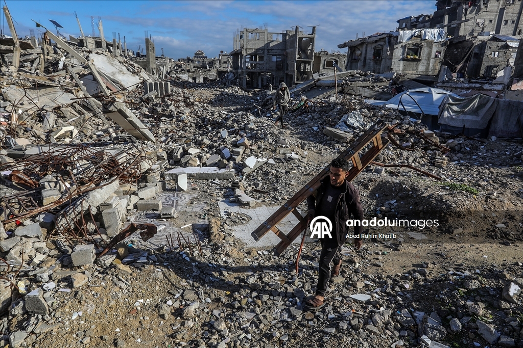 Han Yunus'ta yıkımın gölgesinde günlük yaşam