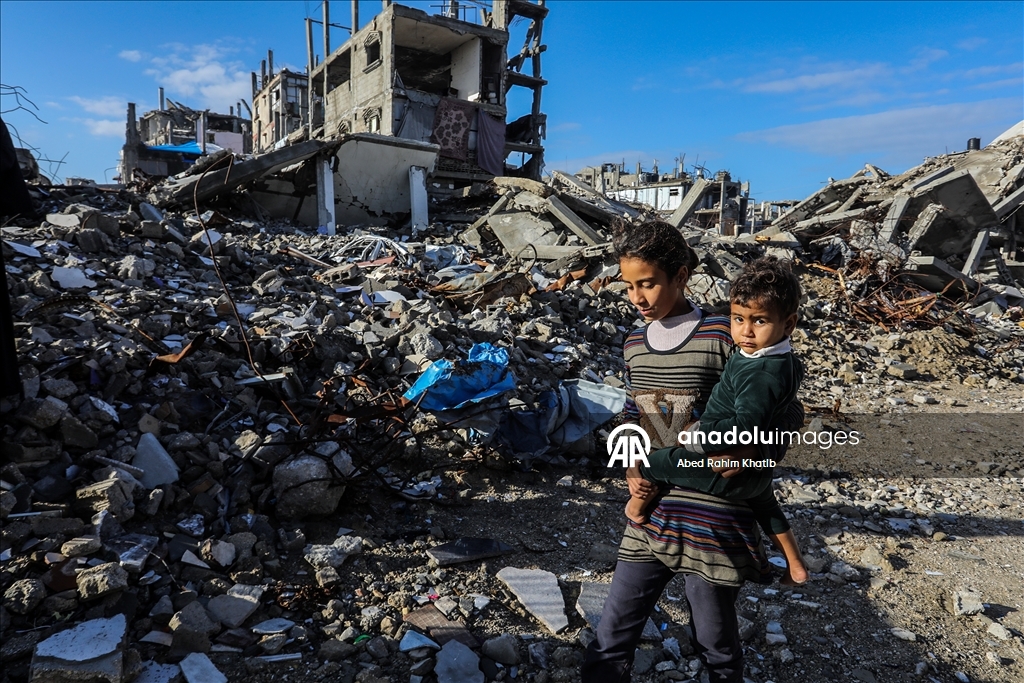 Han Yunus'ta yıkımın gölgesinde günlük yaşam