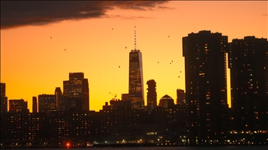 New York'ta gün batımı