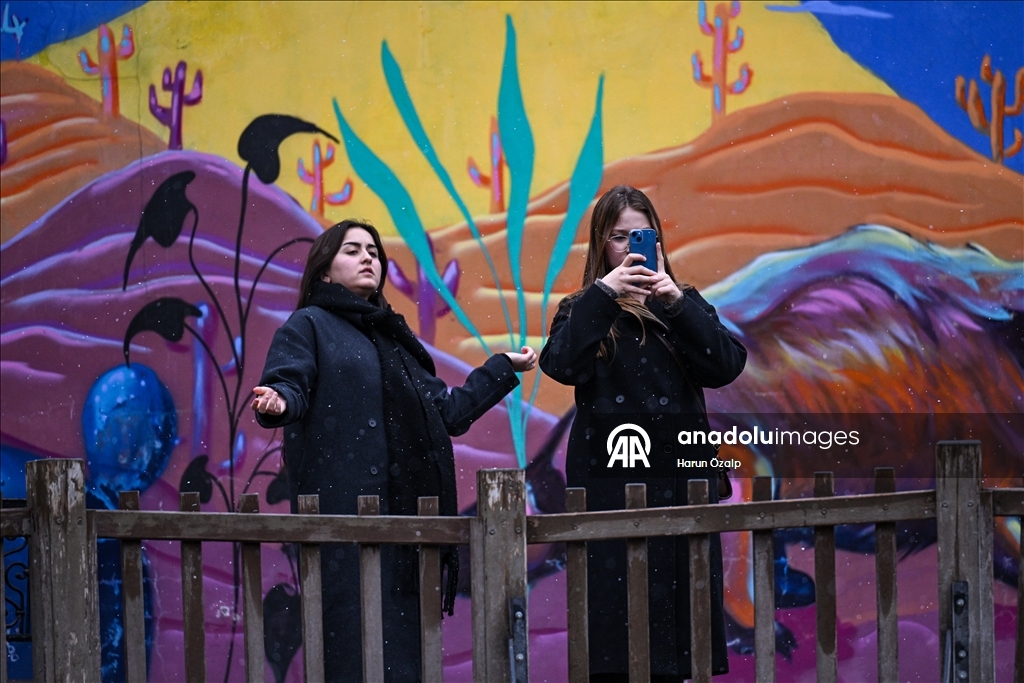 Ankara'da kar yağışı