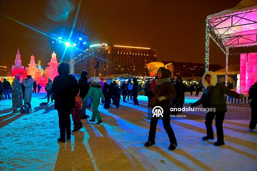 Фестиваль ледяных скульптур по мотивам персонажа «Буратино»