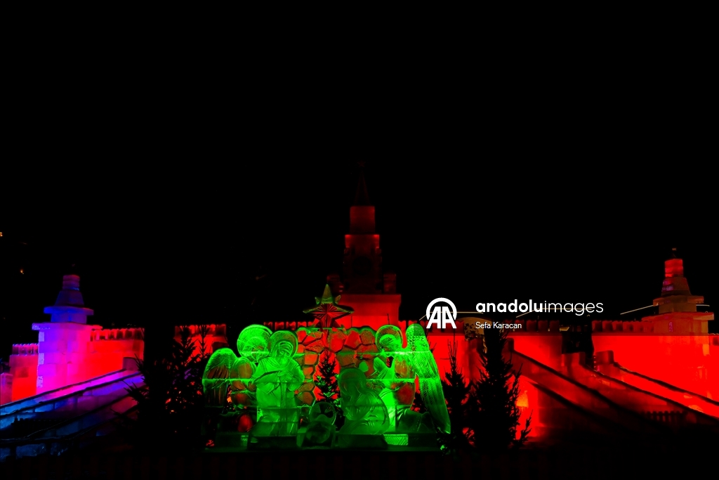 Фестиваль ледяных скульптур по мотивам персонажа «Буратино»