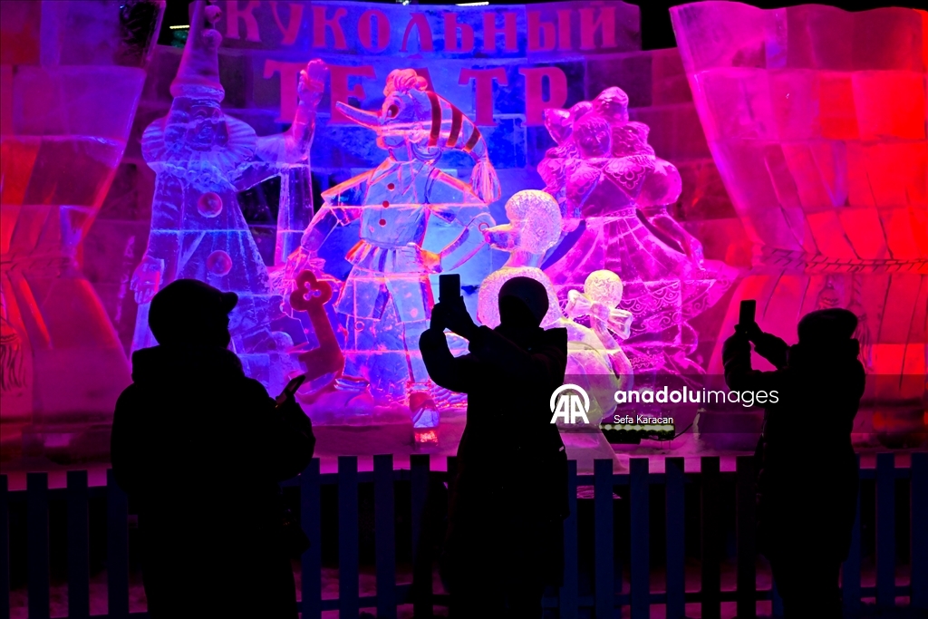 Фестиваль ледяных скульптур по мотивам персонажа «Буратино»