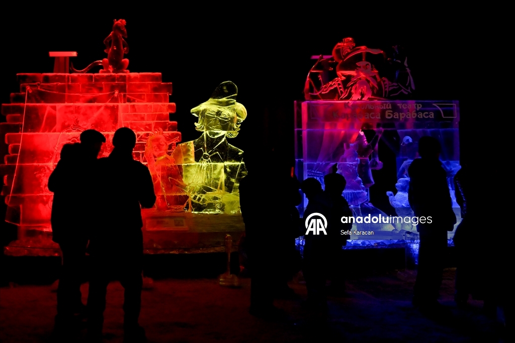 Фестиваль ледяных скульптур по мотивам персонажа «Буратино»