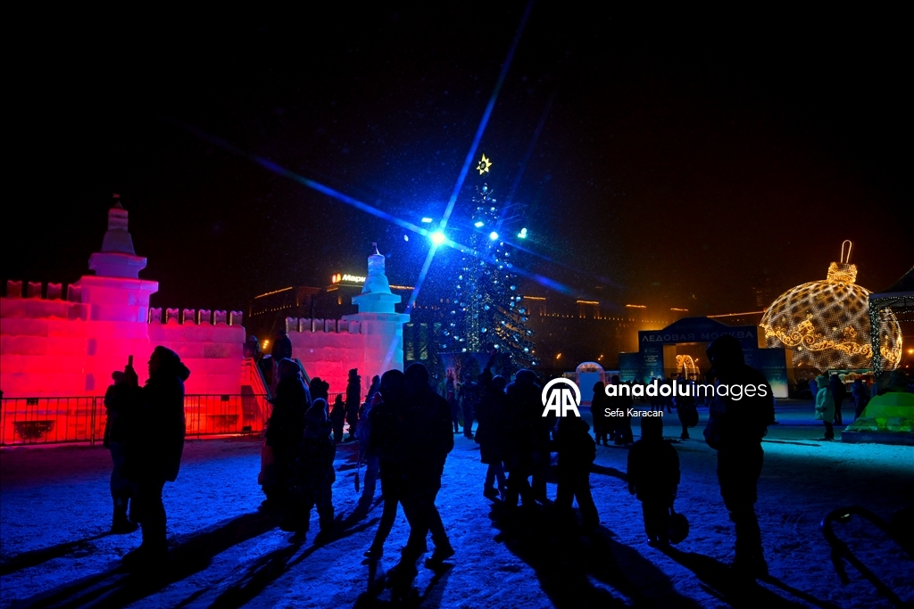 Фестиваль ледяных скульптур по мотивам персонажа «Буратино»