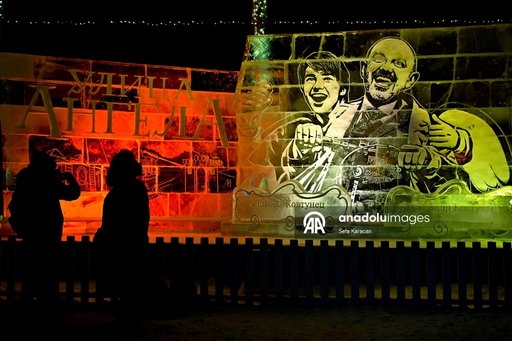 Фестиваль ледяных скульптур по мотивам персонажа «Буратино»