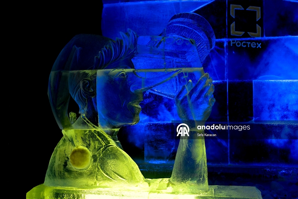 Фестиваль ледяных скульптур по мотивам персонажа «Буратино»